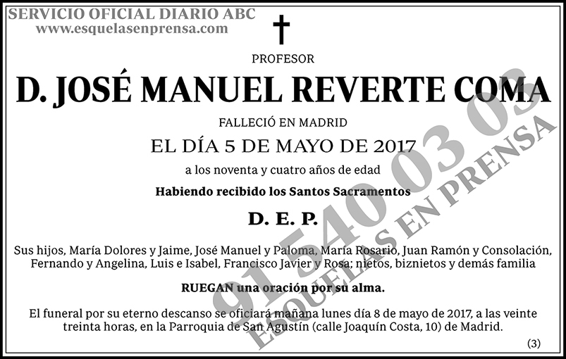 José Manuel Reverte Coma